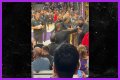 LeBron James Shoves Overzealous Fan Who Rushed Bench